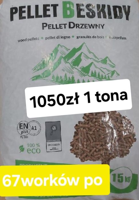Pellet pelet Beskidy Bukowno 6mm 22zł worek transport wniesienie