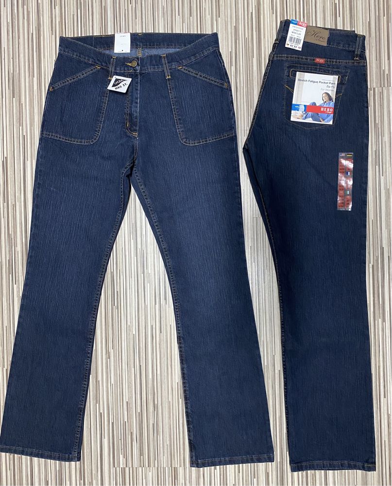 Spodnie damskie jeans 34/33 pas 86 cm komplet 2 pary Wrangler nowe