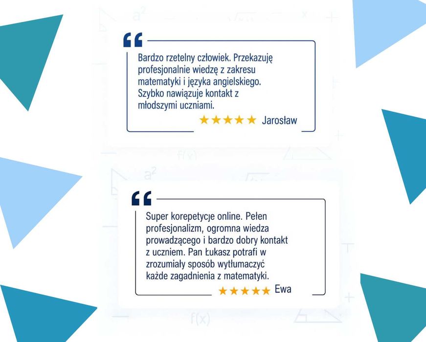 Korepetycje matematyka, matura, egzamin 8-klasisty, matura IB