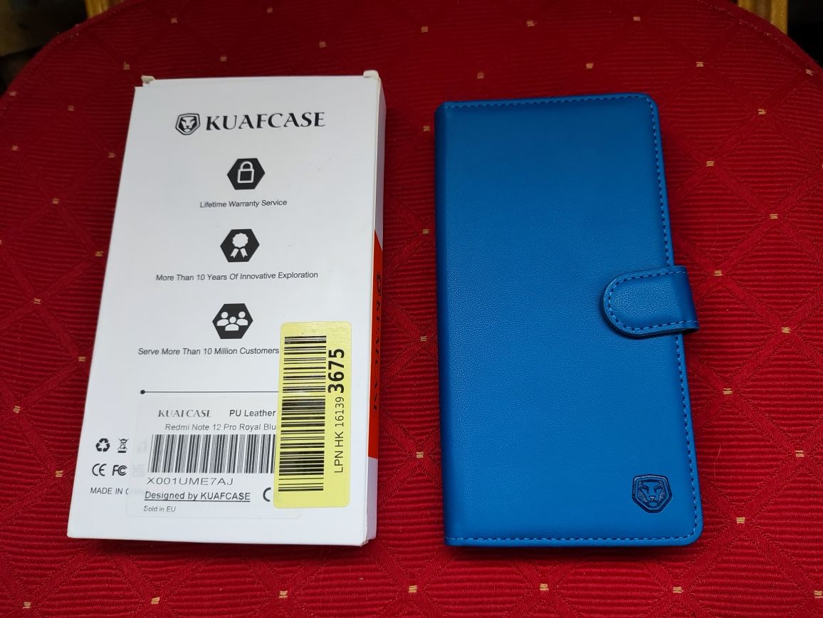 Etui do Telefonu Xiaomi Redmi Note 12 Pro niebieskie z Klapką Portfel