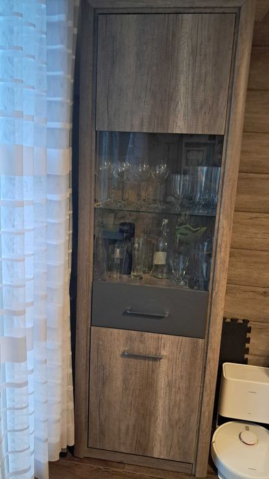 Witrynka BRW dąb wotan