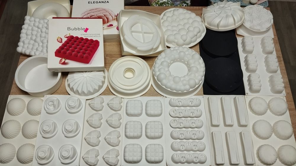 Силіконові форми, кондитерський інвентар, молди.Продам все одним лотом