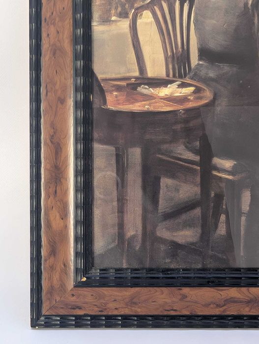 Obraz, nadruk w drewnianej ramie C. Halsde