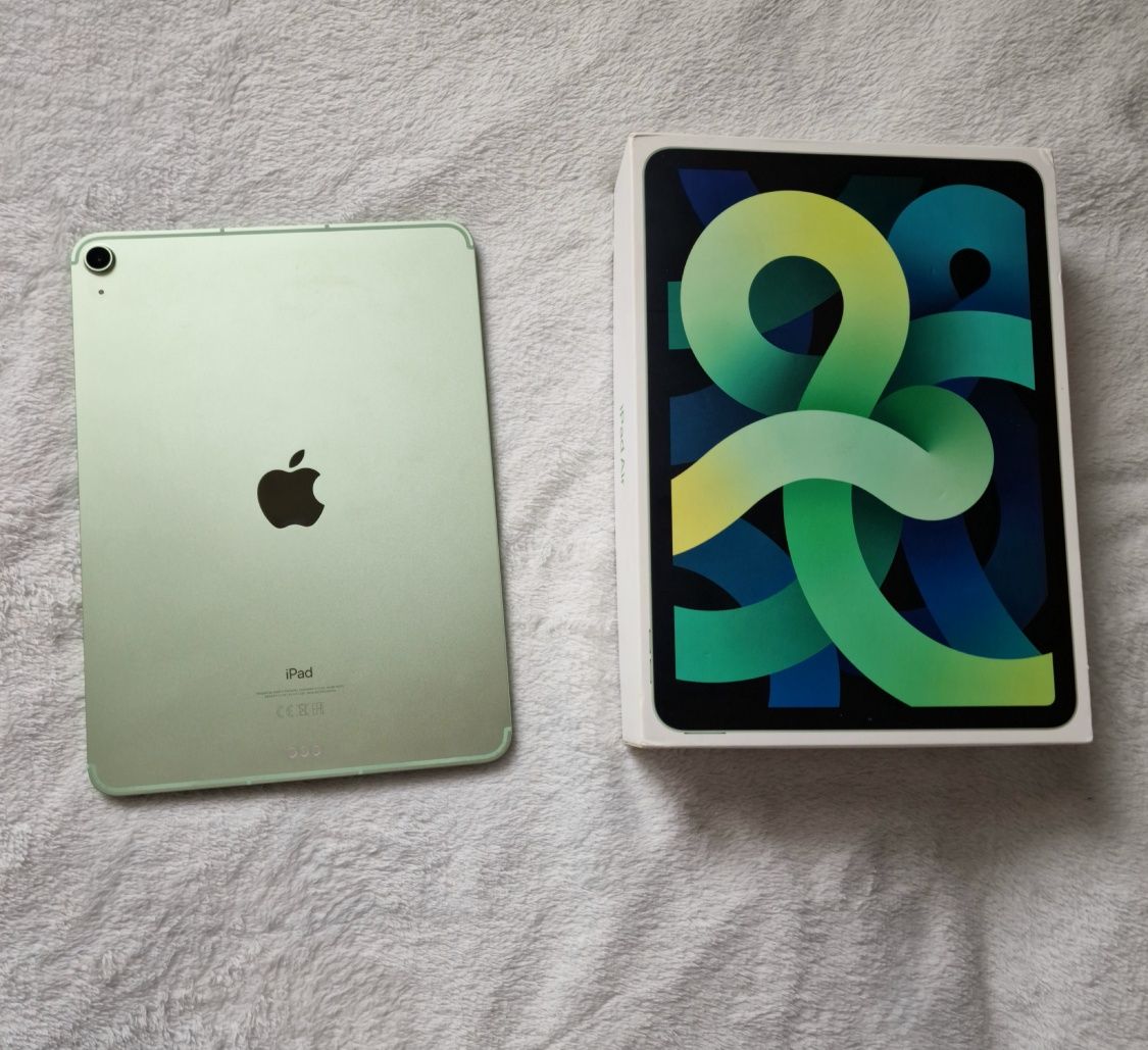 Ipad Air 4+ cellular kolor zielony +dodatki