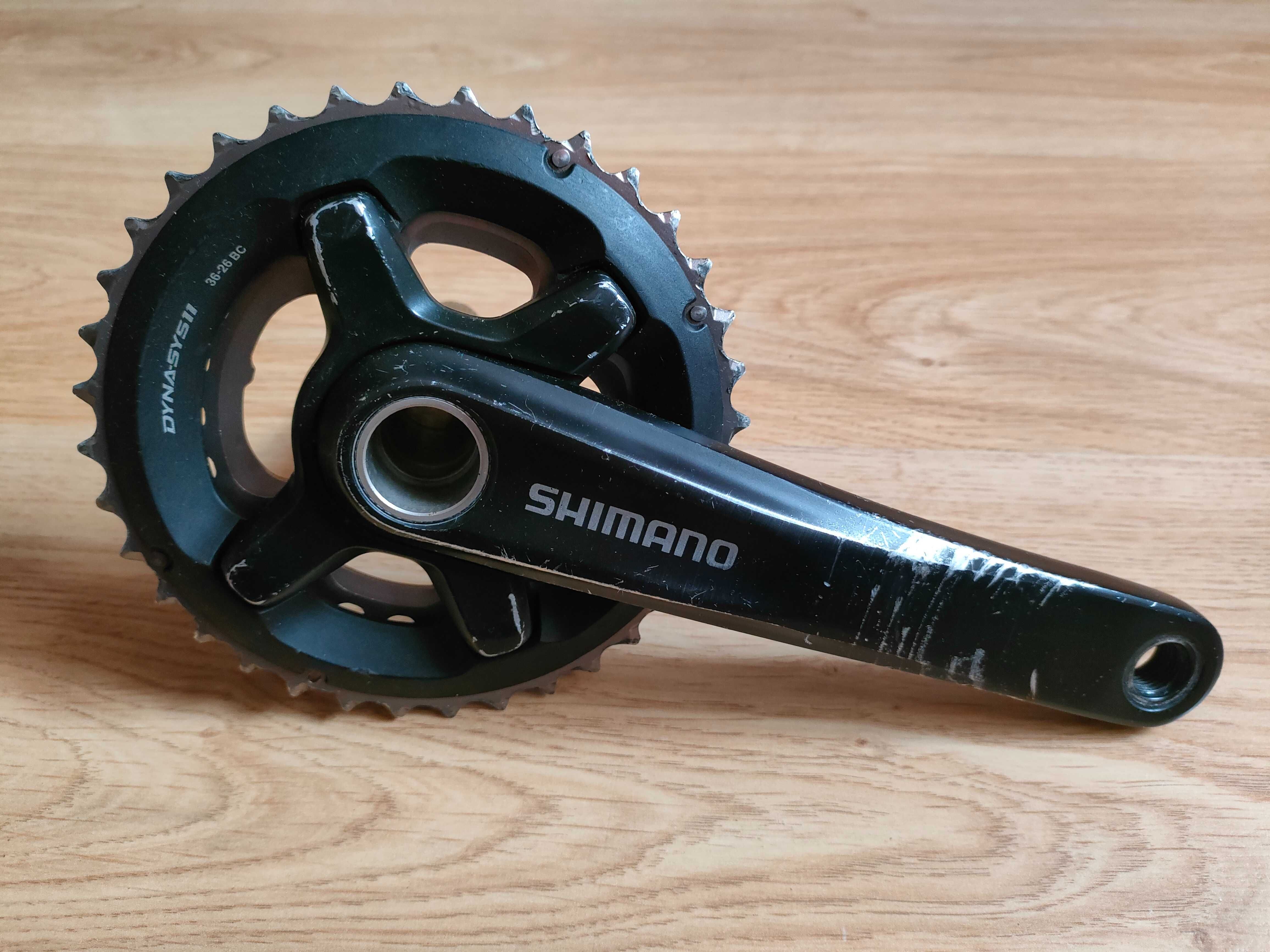 Шатуни Shimano Deore XT FC-MT700 36/26T 11sp 175 mm black