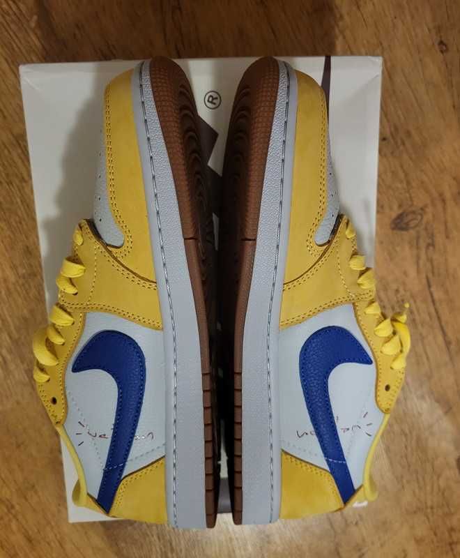 Jordan 1 Retro Low OG SP Travis Scott Canary R.41