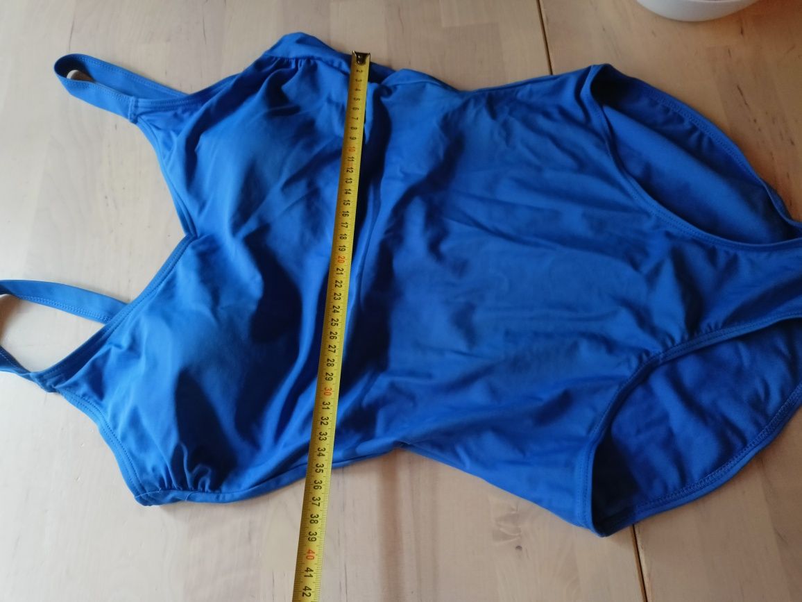Niebieski kostium strój kąpielowy jednoczęściowy 40 L C