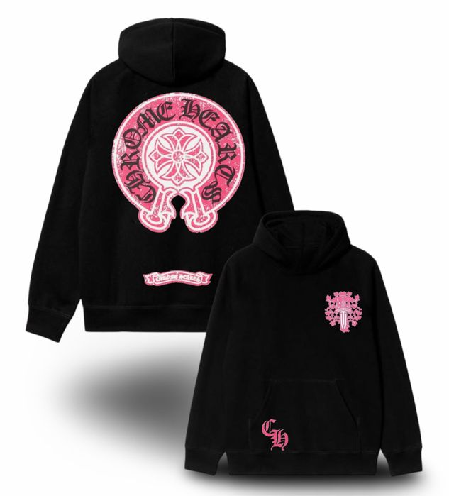 Худи Chrome Hearts Logo унисекс Хром Хартс с крестами лонгслив кофта