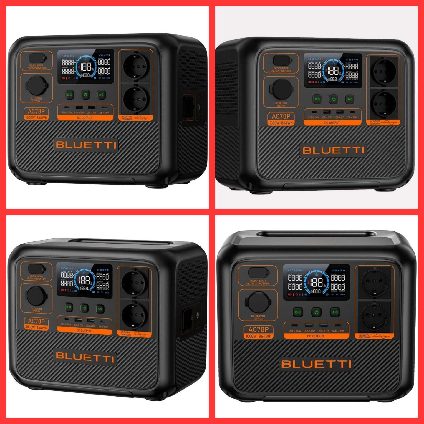 Зарядная станция Bluetti AC70P