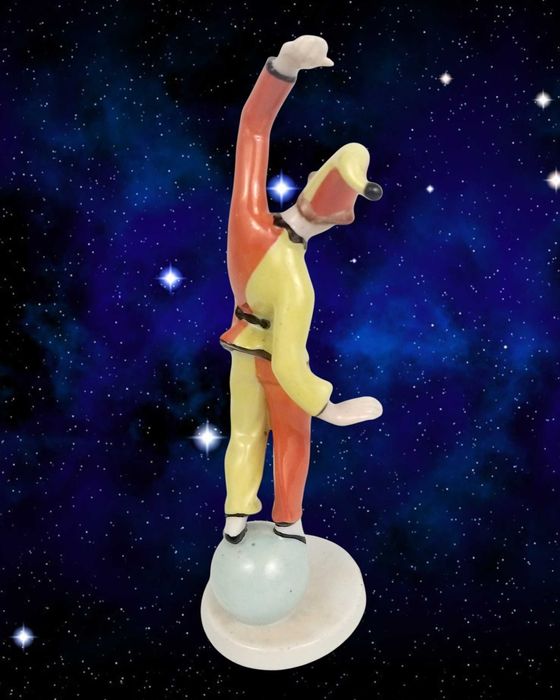 New Look Klaun akrobata na piłce  Éva Szonntagh Drasch lata 60te