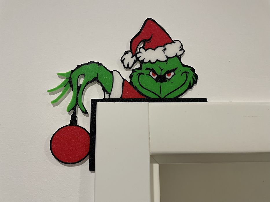 Decoração de canto Grinch Natal