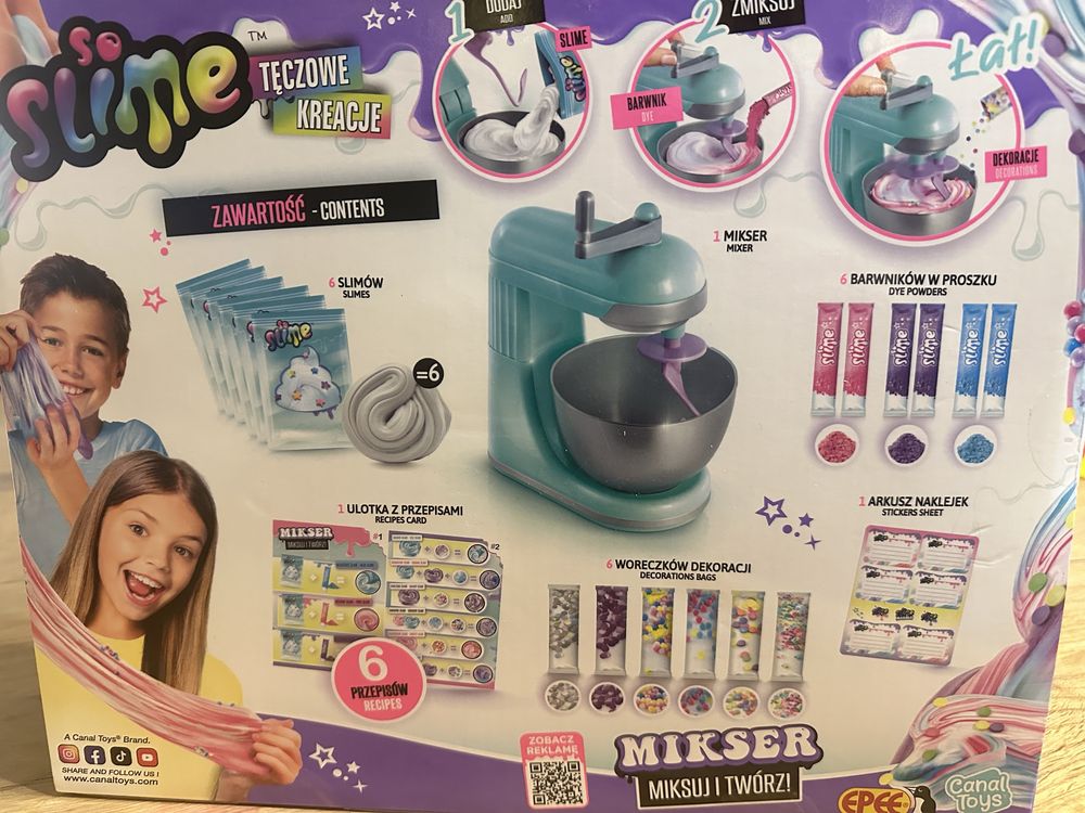 Mikser Slime Zrób Tęczowe Kreacje