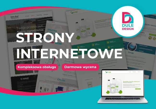 STRONY INTERNETOWE WWW landing page kompleksowo szybka realizacja (FV)