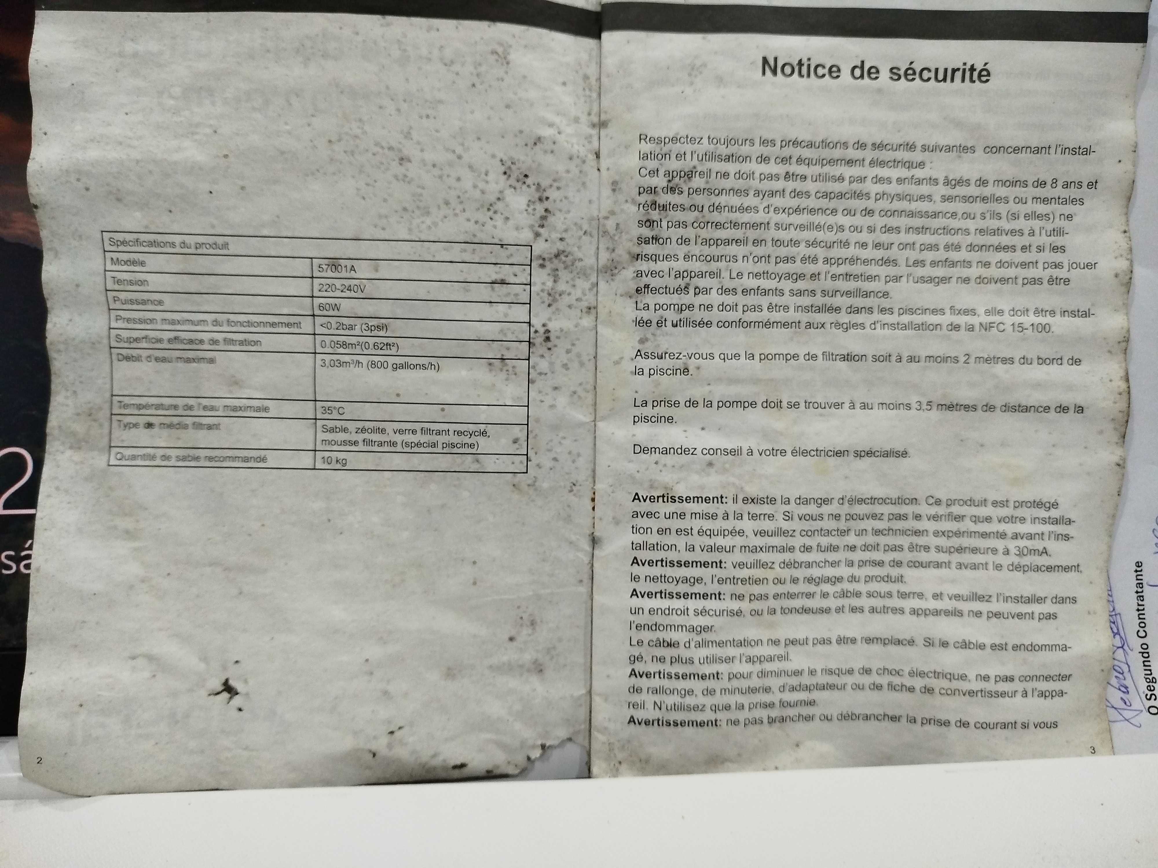 Filtro areia para piscina em excelente estado