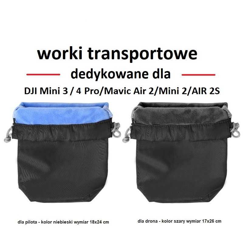 transportowe worki do dronów DJI Mini 4 Pro i 3 Pro oraz innych modeli