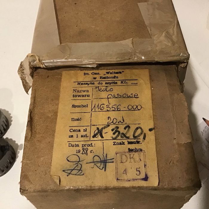 Koło pasowe maszyna do szycia kl 800 łucznik singer 6 sztuk