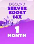 Discord nitro server boost 14x 1 miesiąc