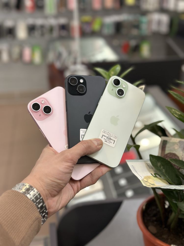 iPhone 15 128/256/512Gb Neverlock / айфон 15 / гарантія