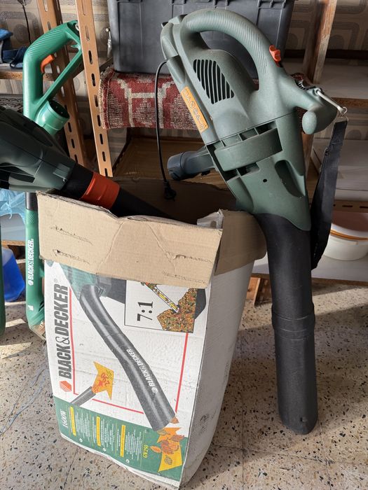 Soprador e triturador de relva