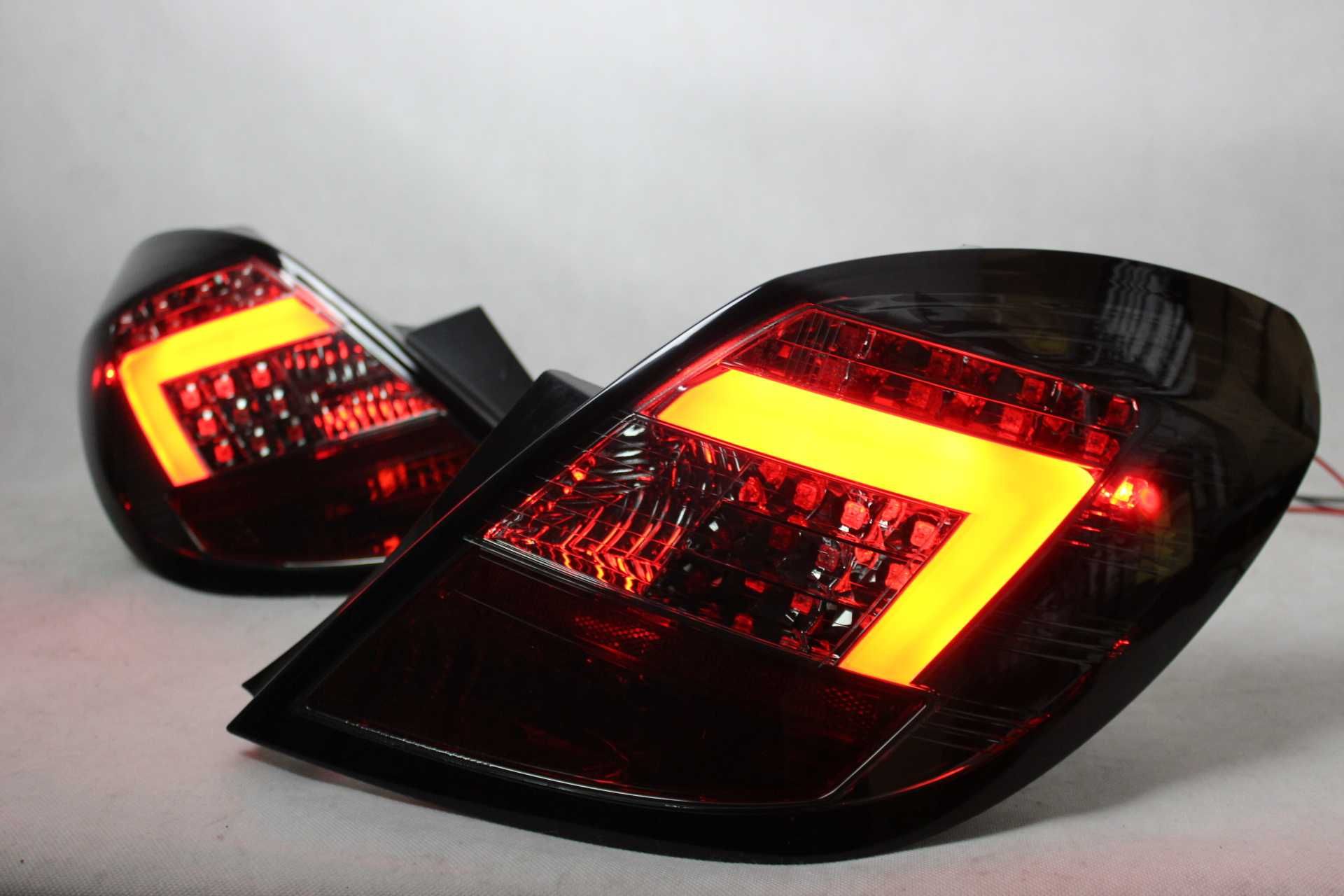 Lampy tylne tył OPEL CORSA D 06-14 5D LED BAR NEON SMOKE Tuning NOWE