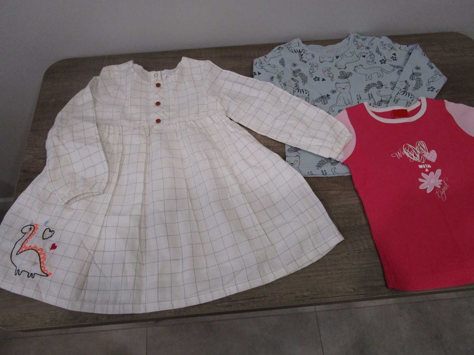 Zestaw 16 ubrań (5 nowych) r. 98