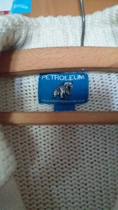 Gruby sweter na guziki