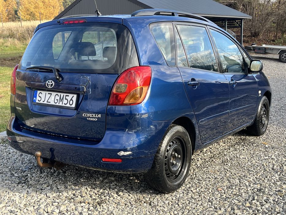 Toyota Corolla verso 2.0 diesel 90 KM d4d 2003r #klima #Zimówki OKAZJA