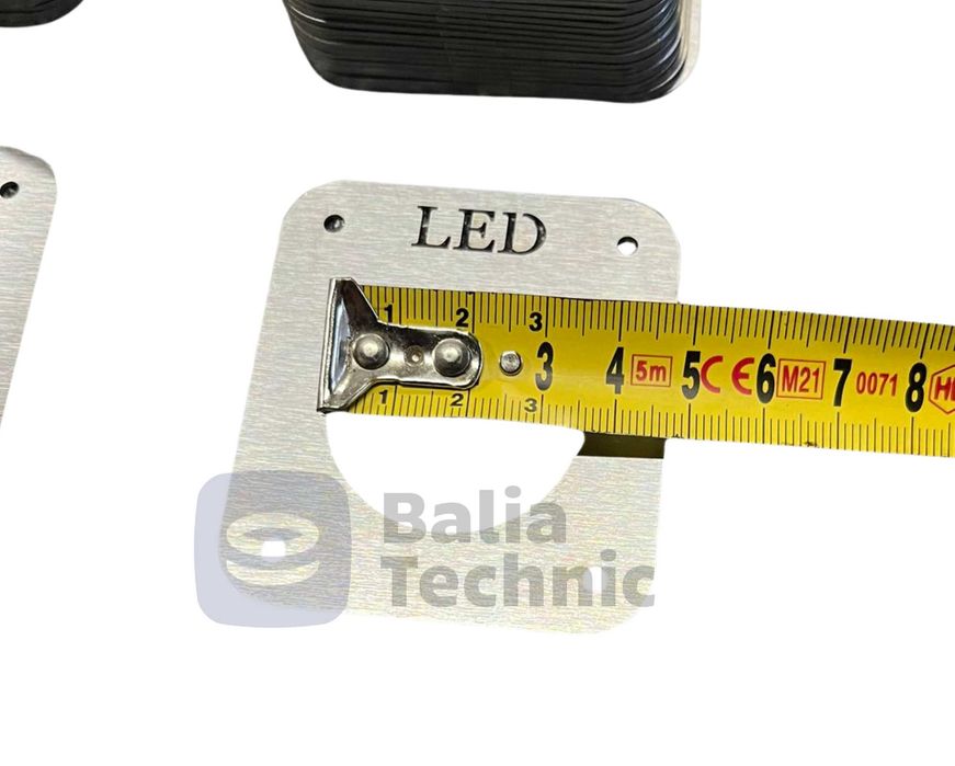 Tabliczki, blaszki do przycisków do balii ogrodowej, bani jacuzzi