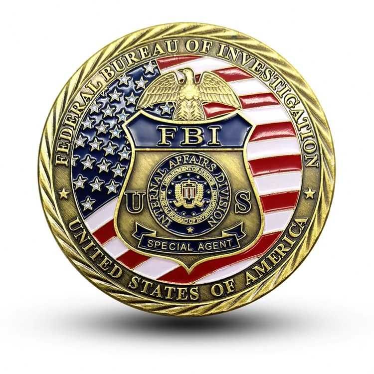 Moneta USA Amerykańska Pamiątkowa FBI