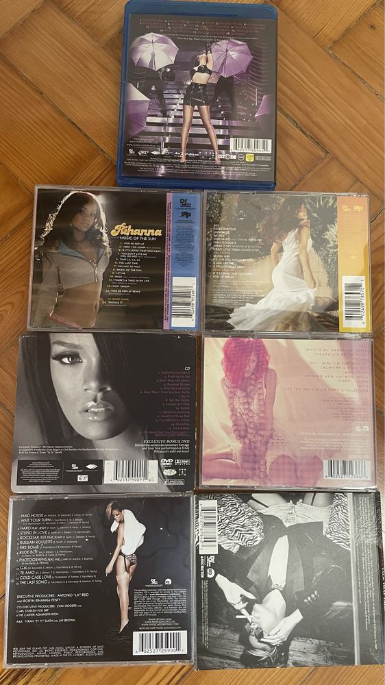 Cd’s e Blue Ray musical Lady Gaga e Rihanna