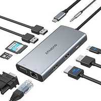 Адаптер ZMUIPNG USB C Hub 10 in 1