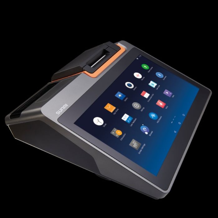 POS T1 Mini Android Touch Impressora Integrada + caixa registadora