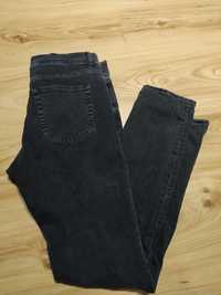 Czarne Sprane Washed Spodnie Jeansowe Dżinsowe Acne Studios