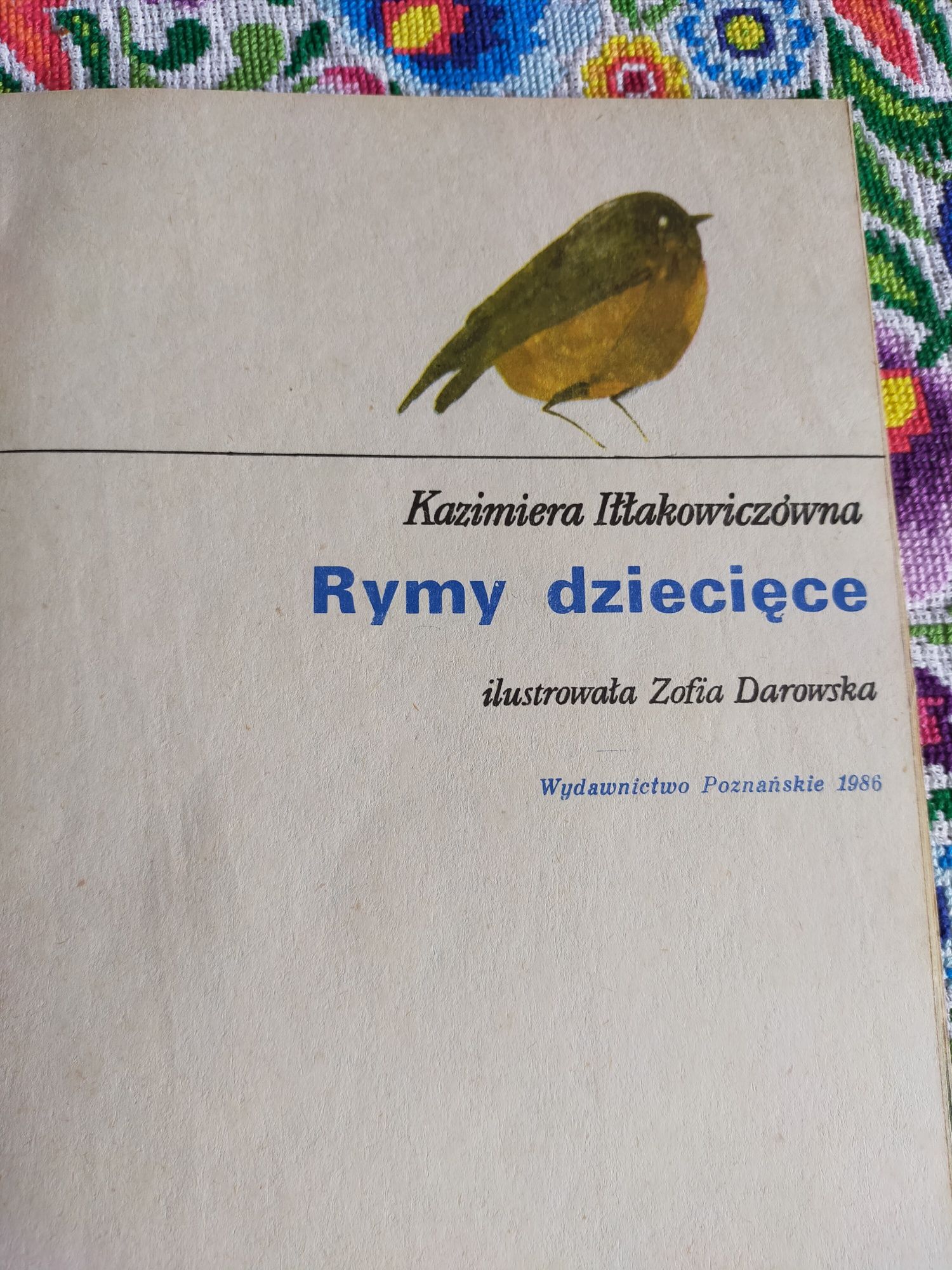 Rymy dziecięce Kazimiera Iłłakowiczówna