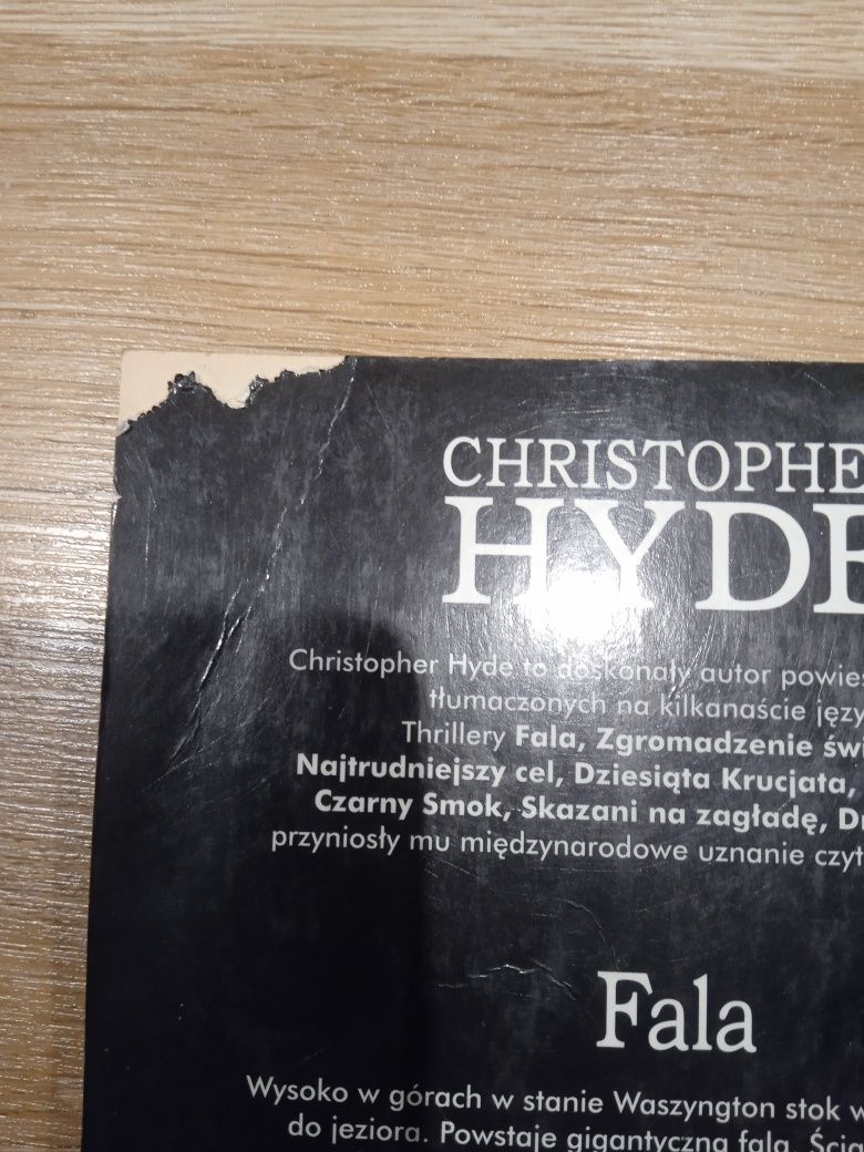 Książka Fala Christopher Hyde Thriller Sensacja Bestseller