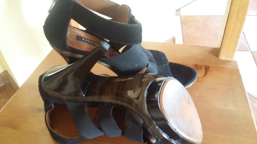 ZARA skóra nat. 37 jak nowe