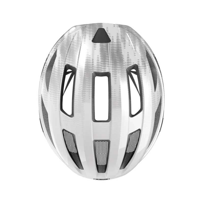 Kask rowerowy Abus Macator White Silver M