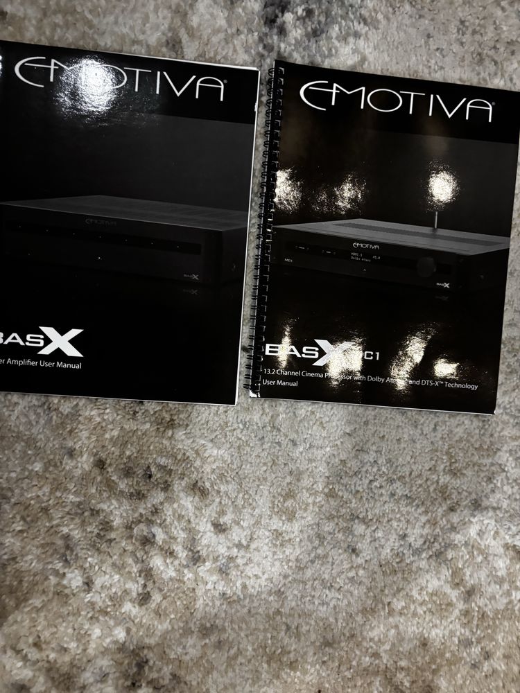 Emotiva mc1, basX A7 oraz Harman Kardon CDR2 nagrywarka