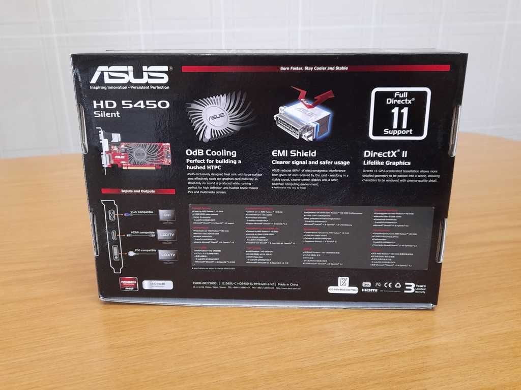Placa gráfica ASUS Radeon HD5450