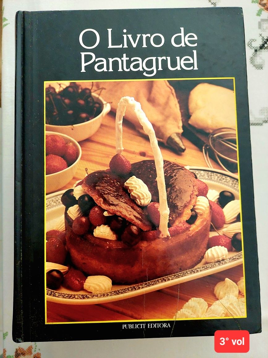 O livro da Pantagruel 3 volumes