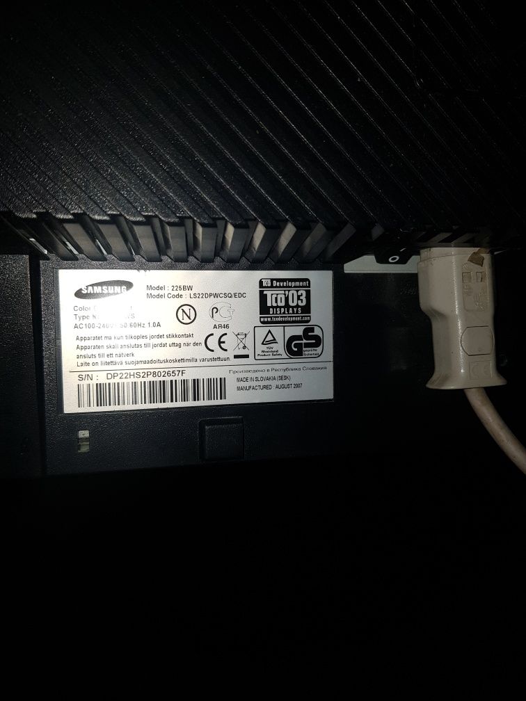 Продам монитор samsunG 22D.