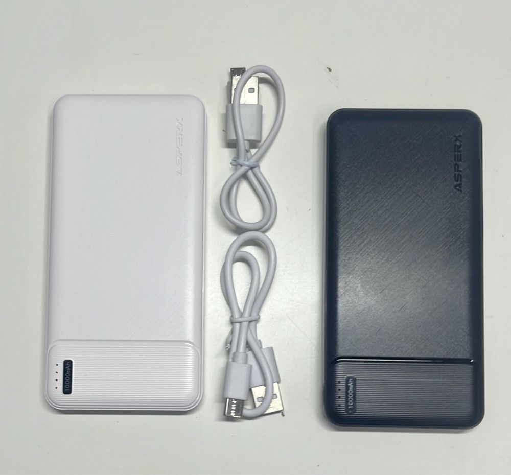 ASPERX powerbank 10000 mAh 2 sztuki zestaw nowe