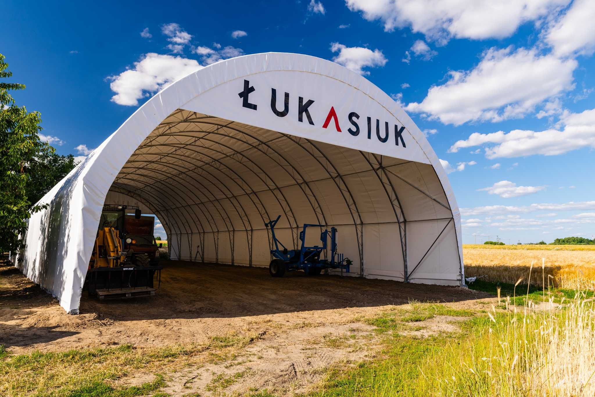 Hala Łukowa, Hala na bale, na maszyny ŁUKASIUK 18x40 720m2