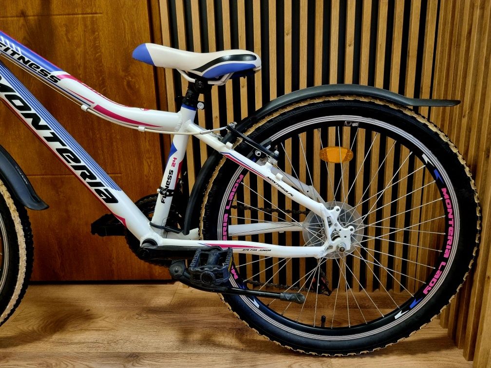 Monteria Fitness Rower dziecięcy Koła 24 cale Aluminiowa Rama