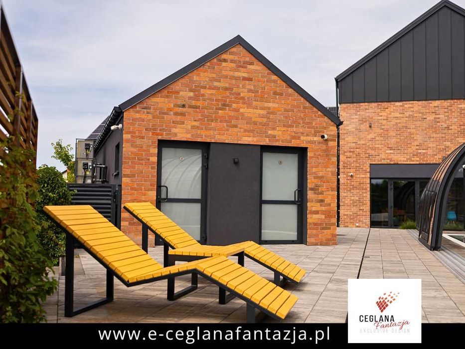 Cegła na Ścianę Elewacje Płytki Ceglane Dekoracyjne Ozdobne Lico Cegły