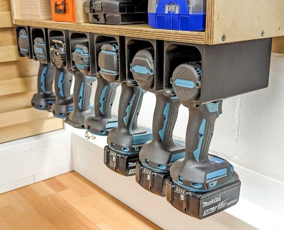 Uchwyt na elektronarzędzia Dewalt Makita Milwaukee do warsztatu garażu