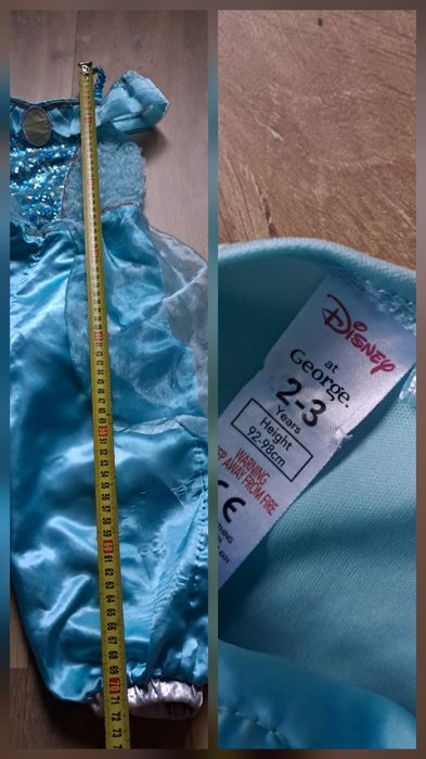 Jasmine jasmina alladyn strój przebranie kostium kombinezon 98, 2-3 la