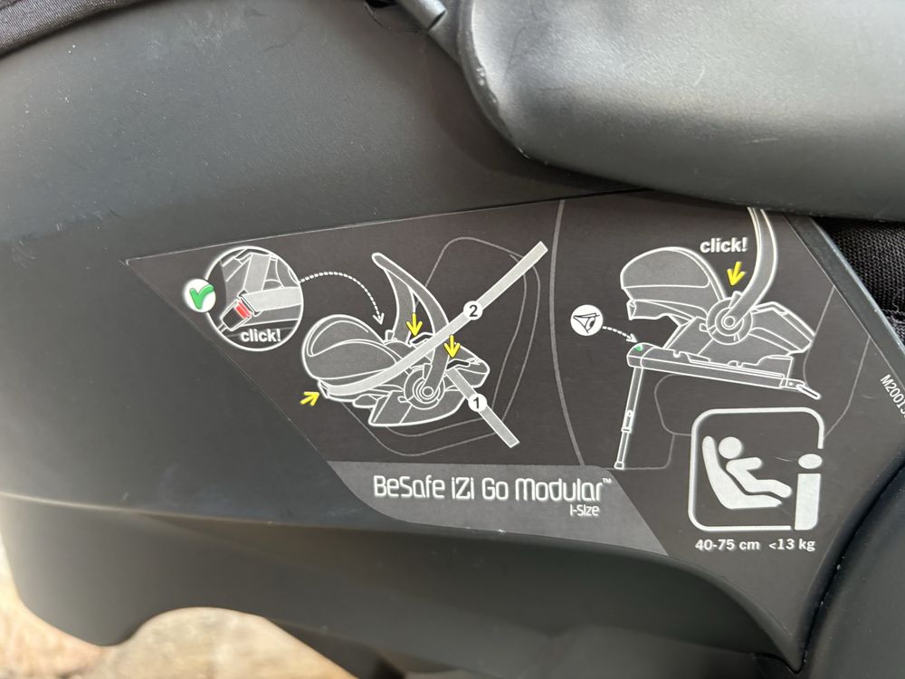 Ovo BeSafe iZi Go Modular i-size preto
