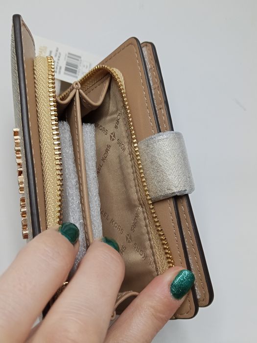 Шкіряний гаманець Michael Kors