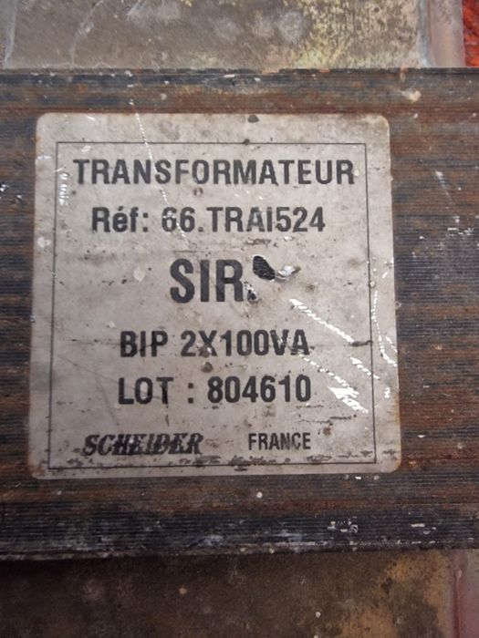 Transformation 230v 12v